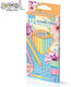 Pastel Coloured Pencils Triangular Shape 3 Mm Lead Thickness Set 12 Colours