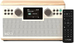 Pure Soundsystem 1 CLASSIC H6 Mini 255048 mit Digitale Medien Player und Bluetooth Cotton White/Oak Pure Soundsystem 1 CLASSIC H6 Mini 255048 mit Digitale Medien Player und Bluetooth Cotton White/Oak
