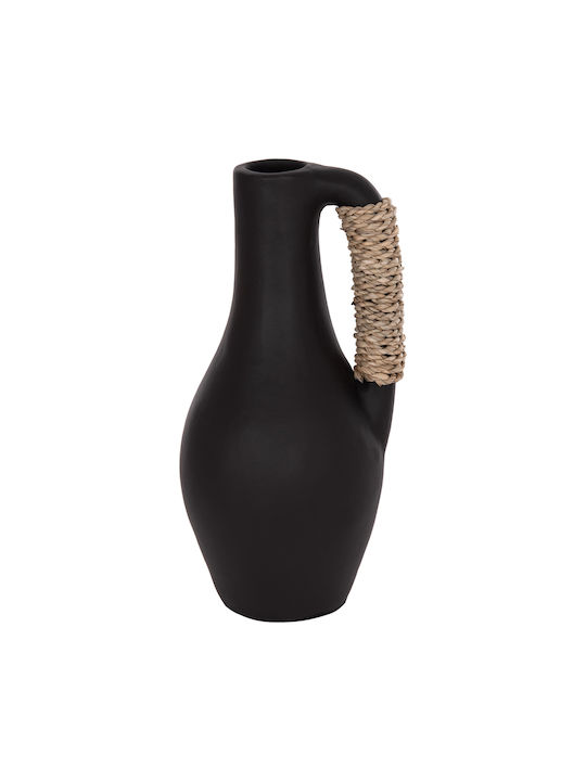 HomeMarkt Decorative Vase Cammer Black 18x18x39cm