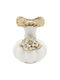 Keskor Decorative Vase White 15x15x19cm