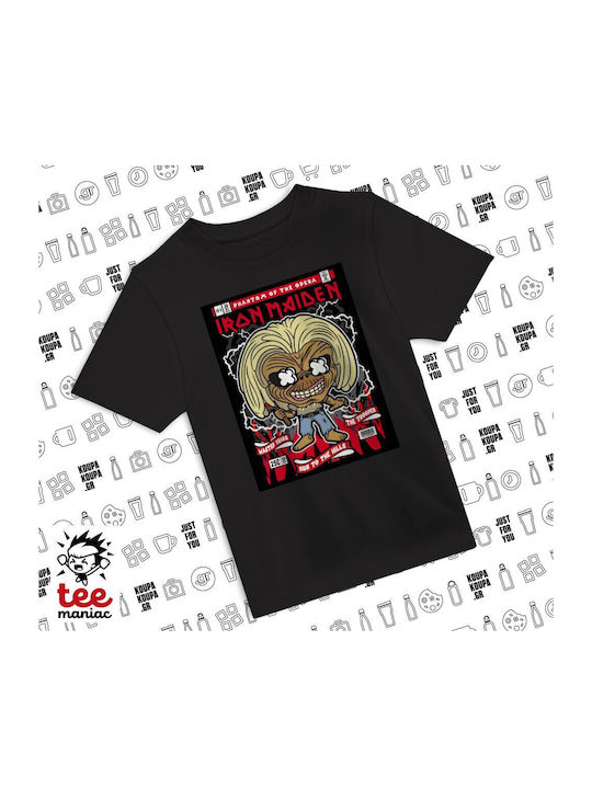 Koupakoupa Kinderoberteile T-Shirt Schwarz Iron...