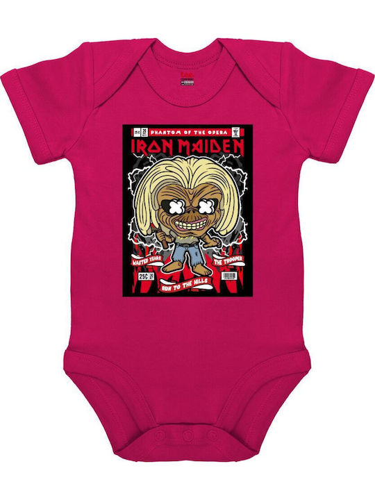 Koupakoupa Iron Maiden (eddie) Short-Sleeved Pink