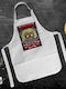 Koupakoupa Iron Maiden (eddie) Kids Apron White 22x40cm