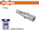 Wadfow Βισμα Πλαστικο Pe Universal 6χ36mm 50tem Wxte911