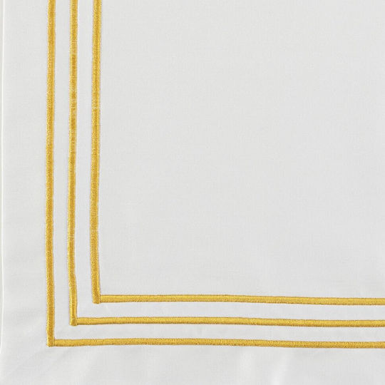 Celso De Lemos Kissenbezug mit Umschlagumschlag Weiß 50x80cm.