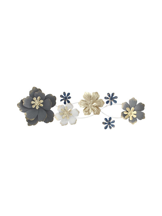 Keskor Decorative Wall Decor made of Metallic 78x24cm 1pcs