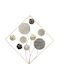 Keskor Geometric Wall Decor Element Made of Metal 45x45cm