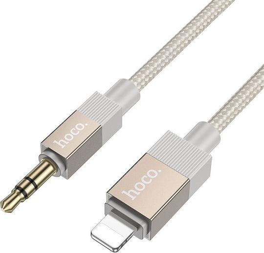 Hoco 3.5mm to Lightning Cable Χρυσό 1m (UPA32A)