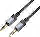 Hoco Καλώδιο Ήχου 3.5mm male - 3.5mm male Μαύρο 1m 306332