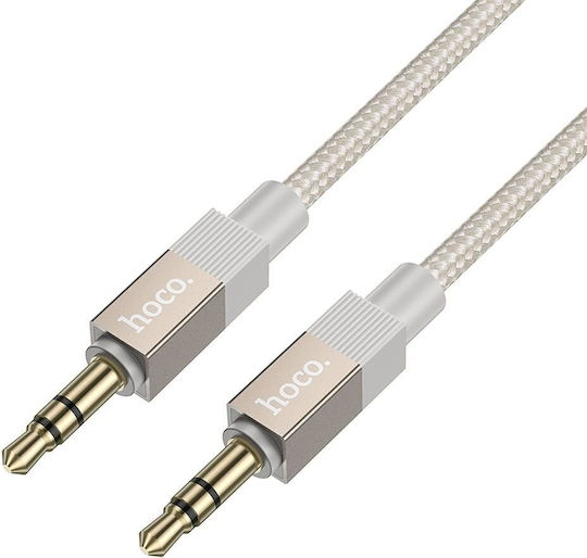 Hoco Hoco 3.5mm Male to 3.5mm Male Audio Cable Black 1m with Gold Plated Terminals