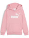 Kids Sweatshirt with Hood and Pockets Pink Hoodie Fl