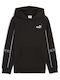 Παιδικό Φούτερ με Κουκούλα και Τσέπες Μαύρο Hoodie Fl