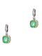 Dimitrios Exclusive Earrings made of Silver Gold Plated with Stones