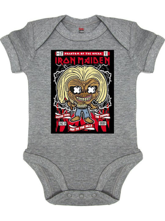 Koupakoupa Iron Maiden (eddie) Kurzärmelig Grey...
