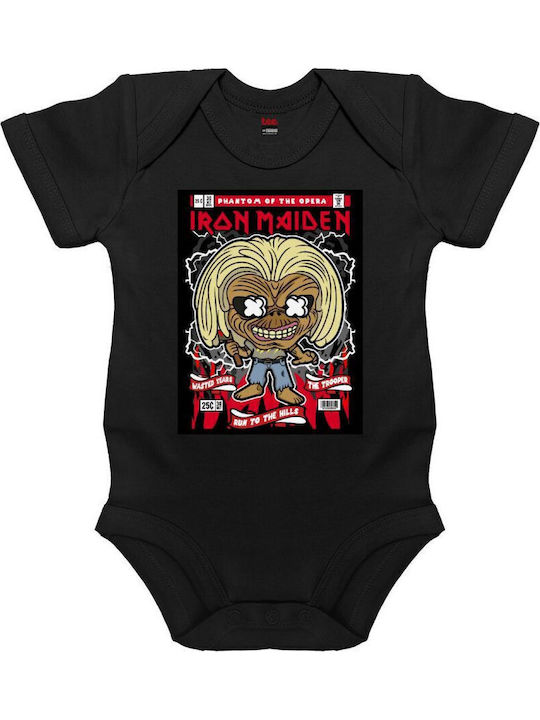 Koupakoupa Iron Maiden (eddie) Kurzärmelig Black