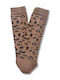 Two In A Castle Детски чорапи Brown Leopard