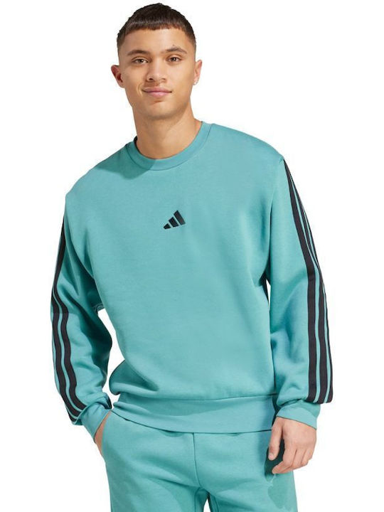 Essentials 3-Stripes Sweatshirt Turquoise