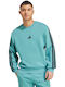 Essentials 3-Stripes Sweatshirt Turquoise