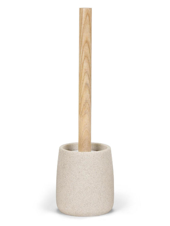 Andrea House Kunststoff Badezimmer Toilettenbürste Beige