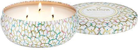 Kερί Aρωματικό Wildflowers 3 Φυτίλια Voluspa 14x6 Cm Kερί Aρωματικό Wildflowers 3 Φυτίλια Voluspa 14x6 Cm