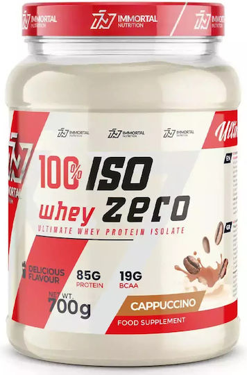 Immortal Nutrition 100% Iso Whey Zero Organic Protein Whey Lactose Free with Flavor Cappuccino 700gr