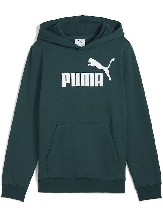 PUMA Παιδικό Φούτερ με Κουκούλα και Τσέπες Πράσ...