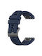 Σιλικόνη Quickfit 20mm Garmin Fenix 5s 6s 7s 8 43mm Μπλε