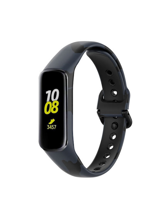 Curea Din Silicon Samsung Galaxy Fit 2 Sm-r220 Camuflaj Gri