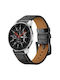 Leather Universal Strap 22 Mm Black