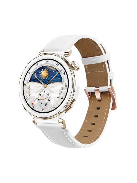 Λουράκι Λευκό (Huawei Watch GT4/GT5 41mm / GT5 Pro 42mm) Λουράκι Λευκό (Huawei Watch GT4/GT5 41mm / GT5 Pro 42mm)