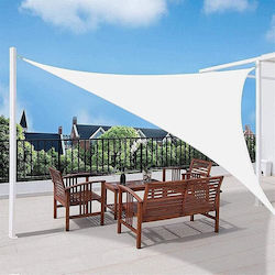 Triangular Shade Sail White 3x3x5m