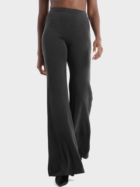 Damen Stoff Hose Black