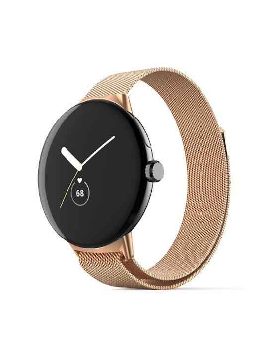 Brățară Milanese Google Pixel Watch 1 2 3 41mm Roz Auriu
