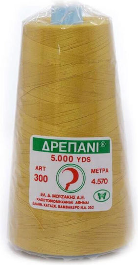 Κλωστή Πεταλούδα Δρεπάνι Art 300 5.000 Yds Βαμβακερή 1568 Χρυσό