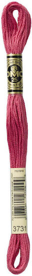 Embroidery Thread Mouline Dmc 117 Fuchsia 3731