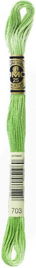 Fire Broderie Mouline Dmc 117 703 Verde deschis