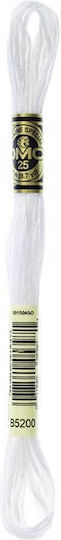 Embroidery Thread Mouline Dmc 117 B 5200 White