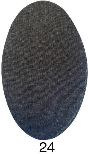 Lecco Thermal Adhesives Elbow Pads Fabric Denim 1 Pair 24 Black