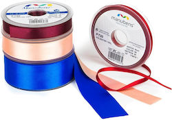 Satin Double Face Ribbon Manubens 720 Pack 25 Meters Size 6mm 720/6 49 Bordeaux