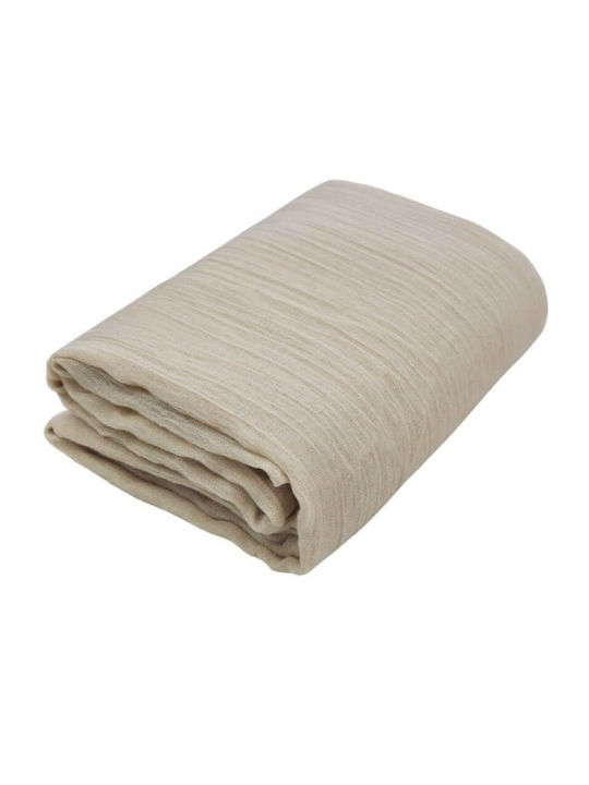 Decorative Gaza 100% Cotton 10 Meters Length X Width 1.5m Ecru Gaza