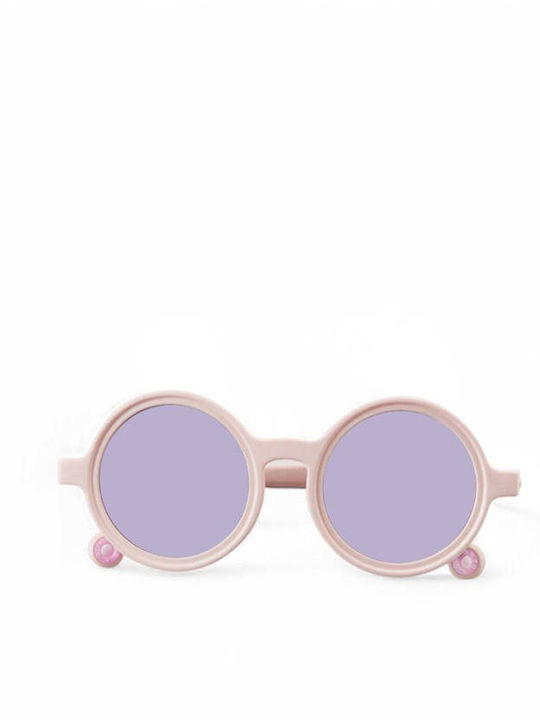 Olivio & Co Classic Round Baby Pink Kids Sungla...