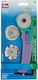 Prym Rotary in Gray Farbe mit Griff und 3 Klingen 45mm