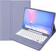 Bluetooth Keyboard Case Samsung Galaxy Tab S10 Fe+ X620 X626b in English US Purple