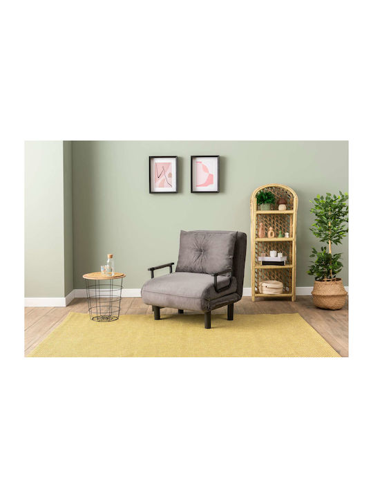 Sento Single Armchair Bed Grey 50x40x60cm