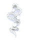 PS Silver Charm Herz aus Silber mit Zirkon