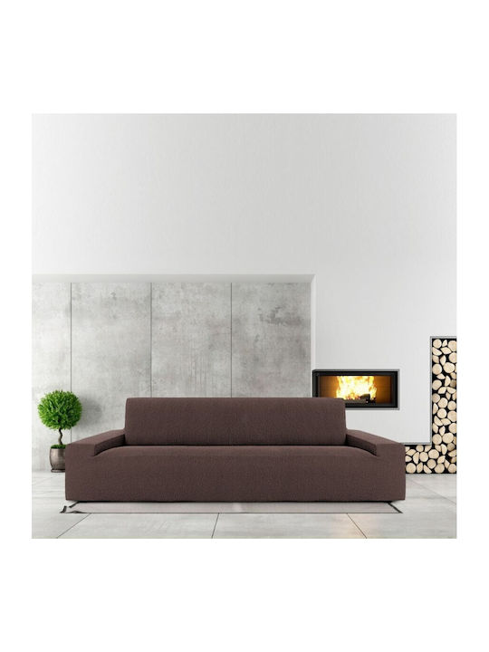Eysa Premium Roc Husă Elastică Canapea cu cinci locuri C/07 Brown 250εκ. 1buc F759177