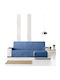 Eysa Elastische Abdeckung für Ecksofa C/03 Blue 300εκ. 1Stück F337203D