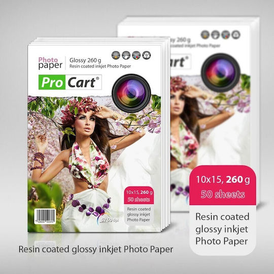 Премиум RC Гланц Фотохартия 10x15 260g
