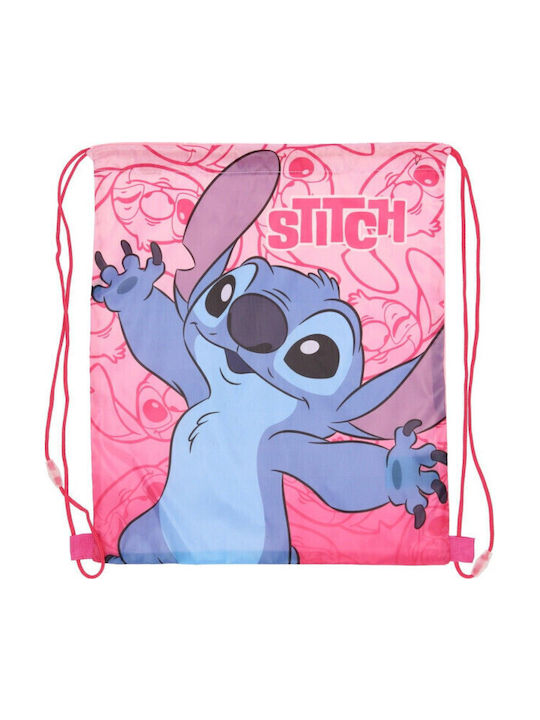 Disney Stitch Kids Bag Pouch Bag Pink 40cmx35cmcm