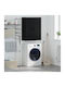 vidaXL Bathroom Cabinet L69.5xW34xH90cm Black